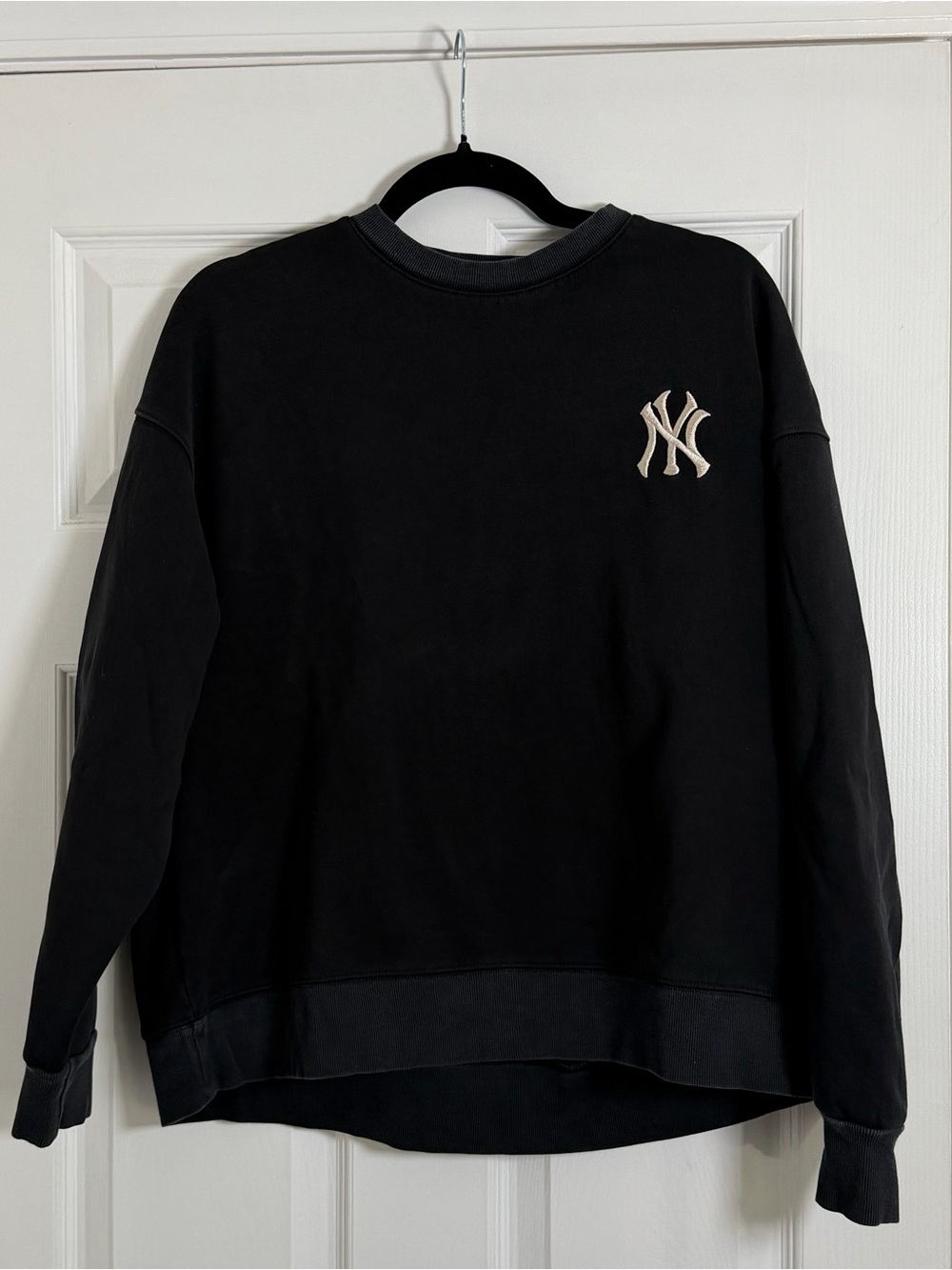 Ytosiza Studio New York Yankees Oversized Embroidered Crewneck Sweatshirt XL